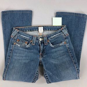 True Religion Bobby Boot Cut Ankle Jeans (P005)